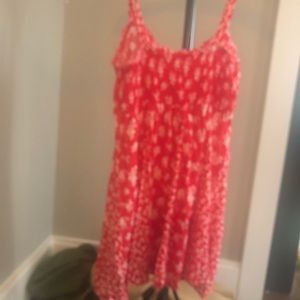 Free People Don’t Dare mixed print mini dress